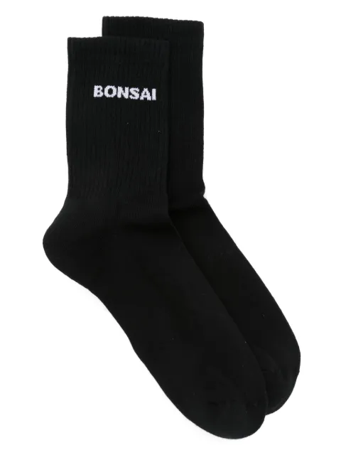 Bonsai calcetines con logo en jacquard