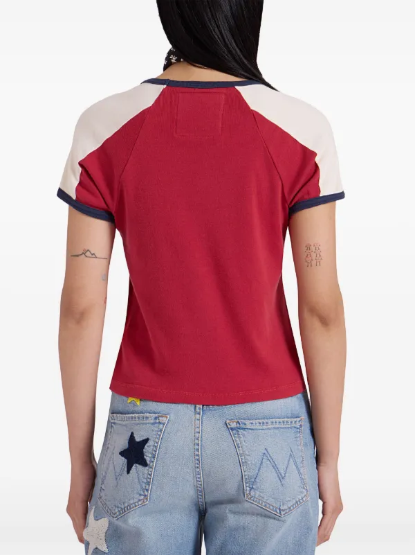 La DoubleJ x Mother Itty Bitty Concert Racer T-shirt | Red | FARFETCH