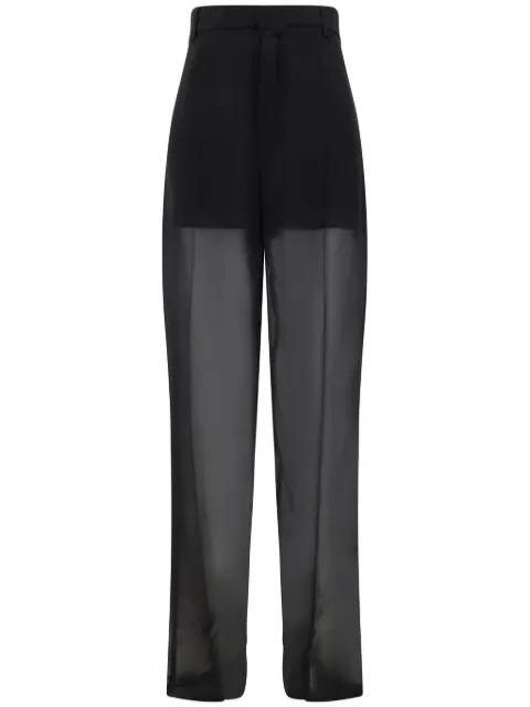 Blumarine pantalones de georgette