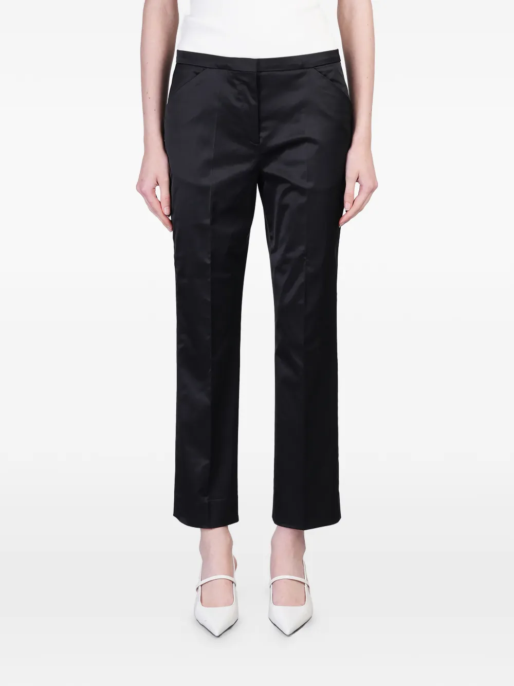 Totême Panelled Trousers In Black