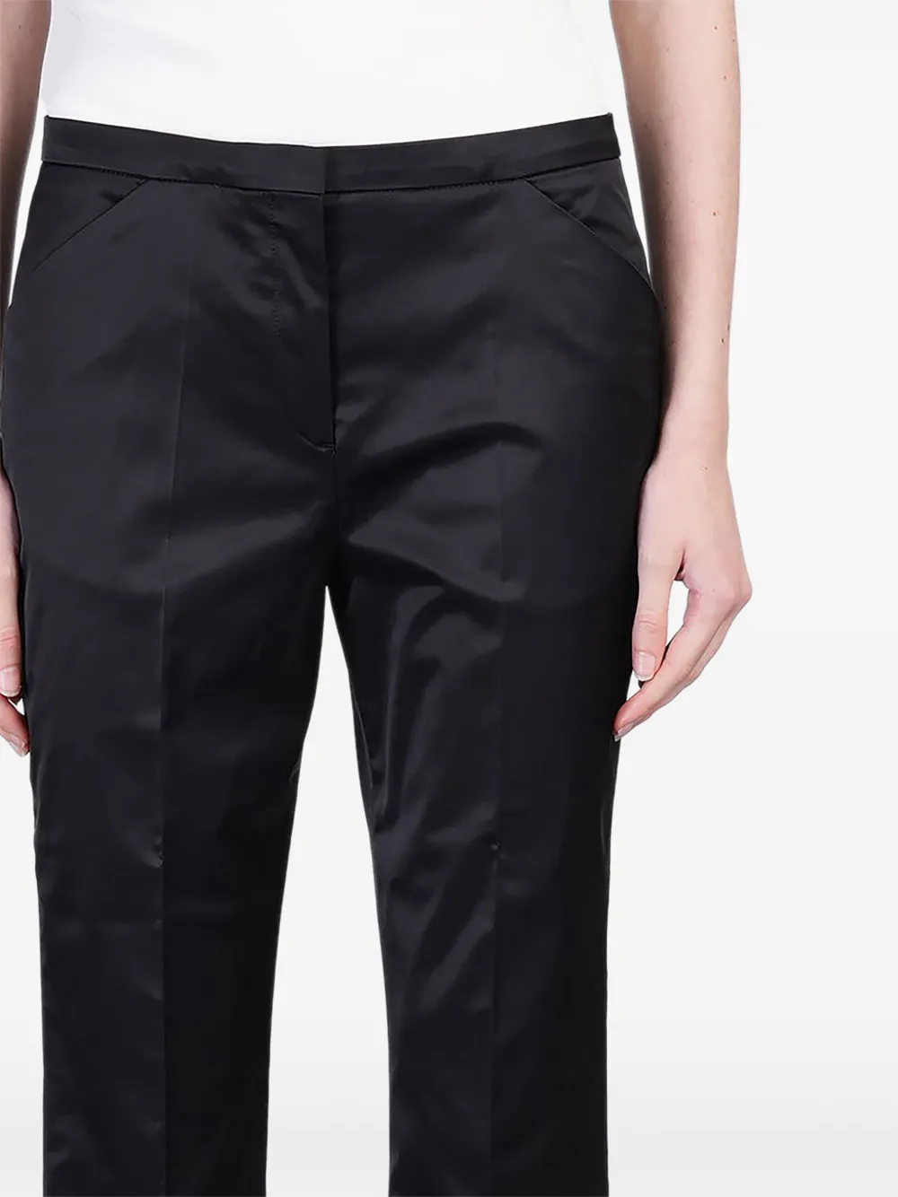 TOTEME panelled trousers - Zwart