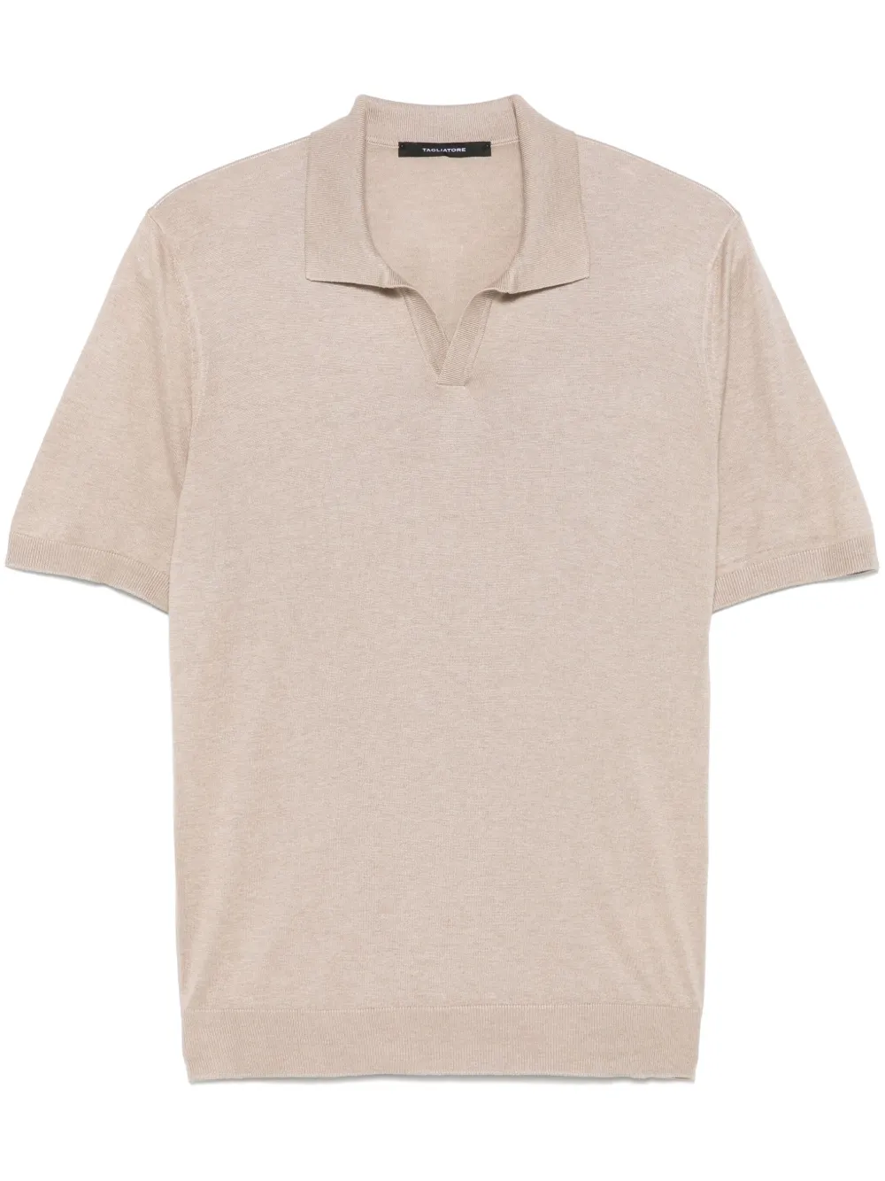 Tagliatore Fijngebreid T-shirt Beige