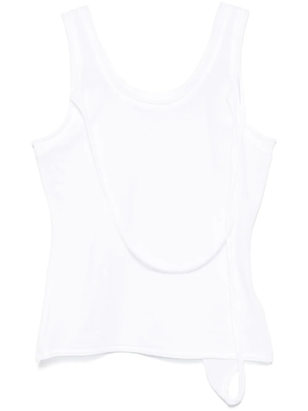 Helmut Lang strap-detailing tank top | White | Image 1