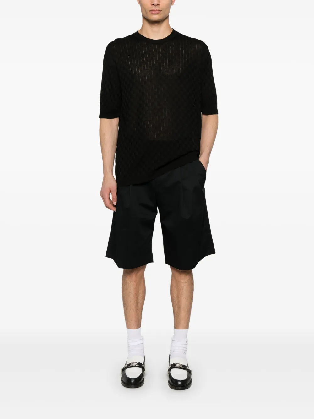 A Paper Kid poplin shorts | Tailored Shorts | Image 2