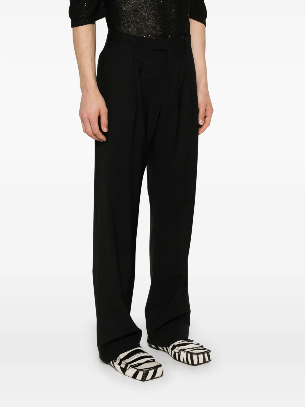 A Paper Kid Pantalon Zwart