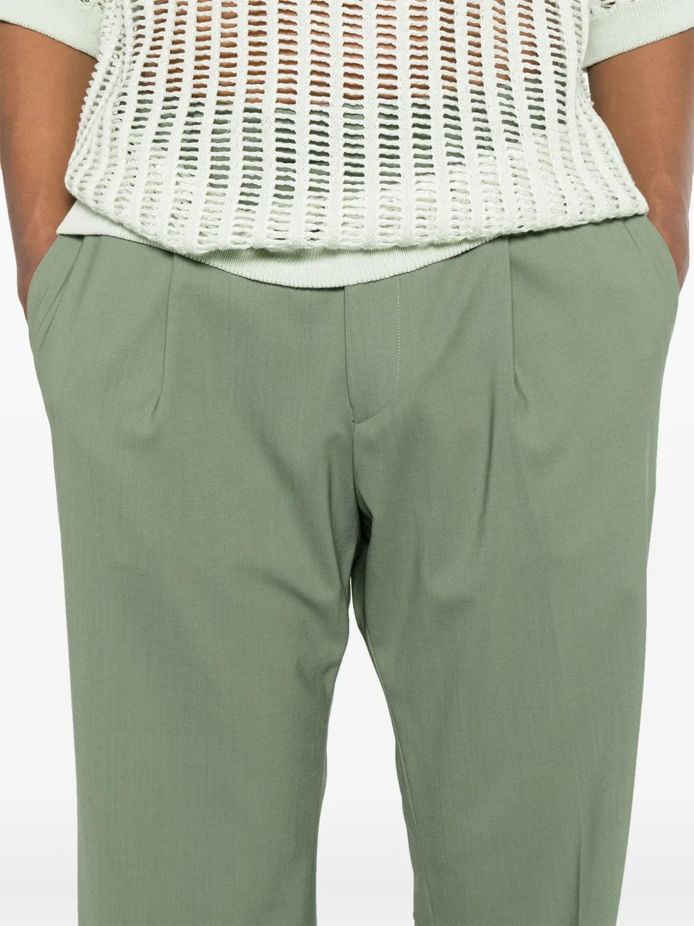 A Paper Kid Pantalon Groen