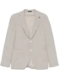 BRERAS MILANO single-breasted blazer - Grey