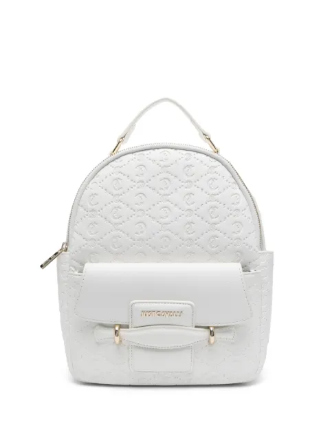 Just Cavalli mochila con monograma en relieve