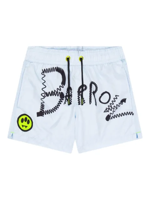 Barrow kids shorts de playa con logo estampado
