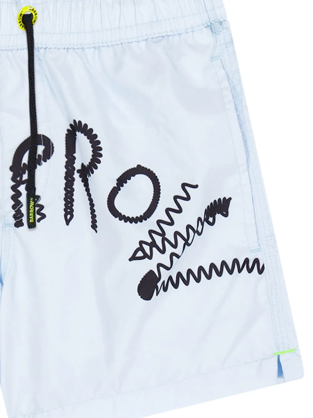 Barrow kids Zwembroek met logoprint Blauw