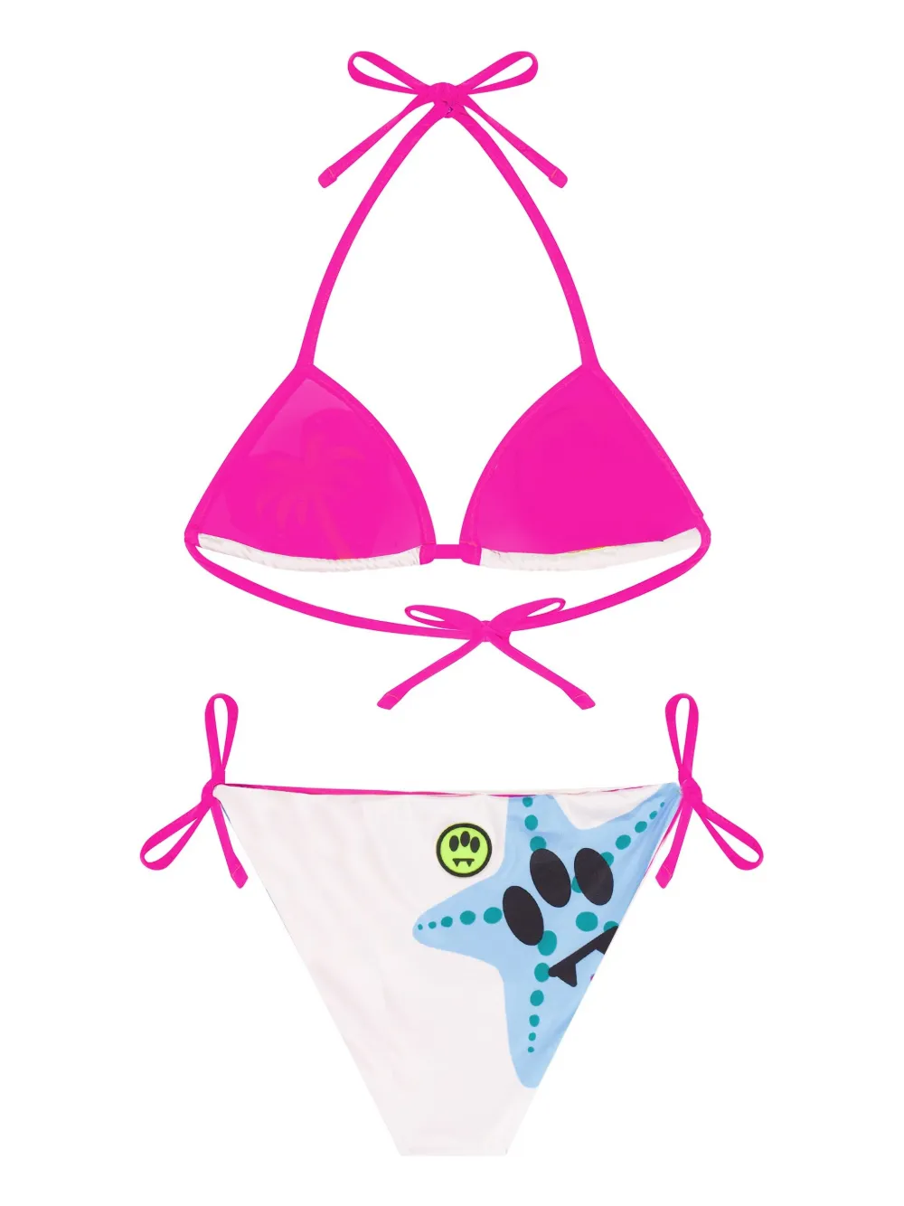 Barrow kids Bikini met logoprint Wit