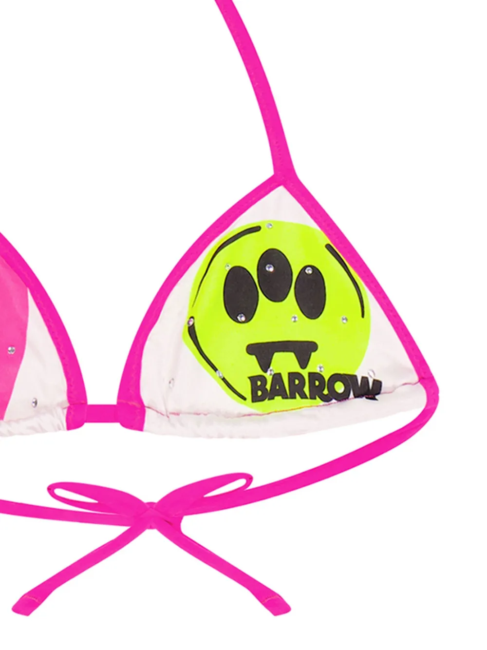 Barrow kids Bikini met logoprint Wit