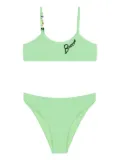 Barrow kids logo-embroidered bikini - Green