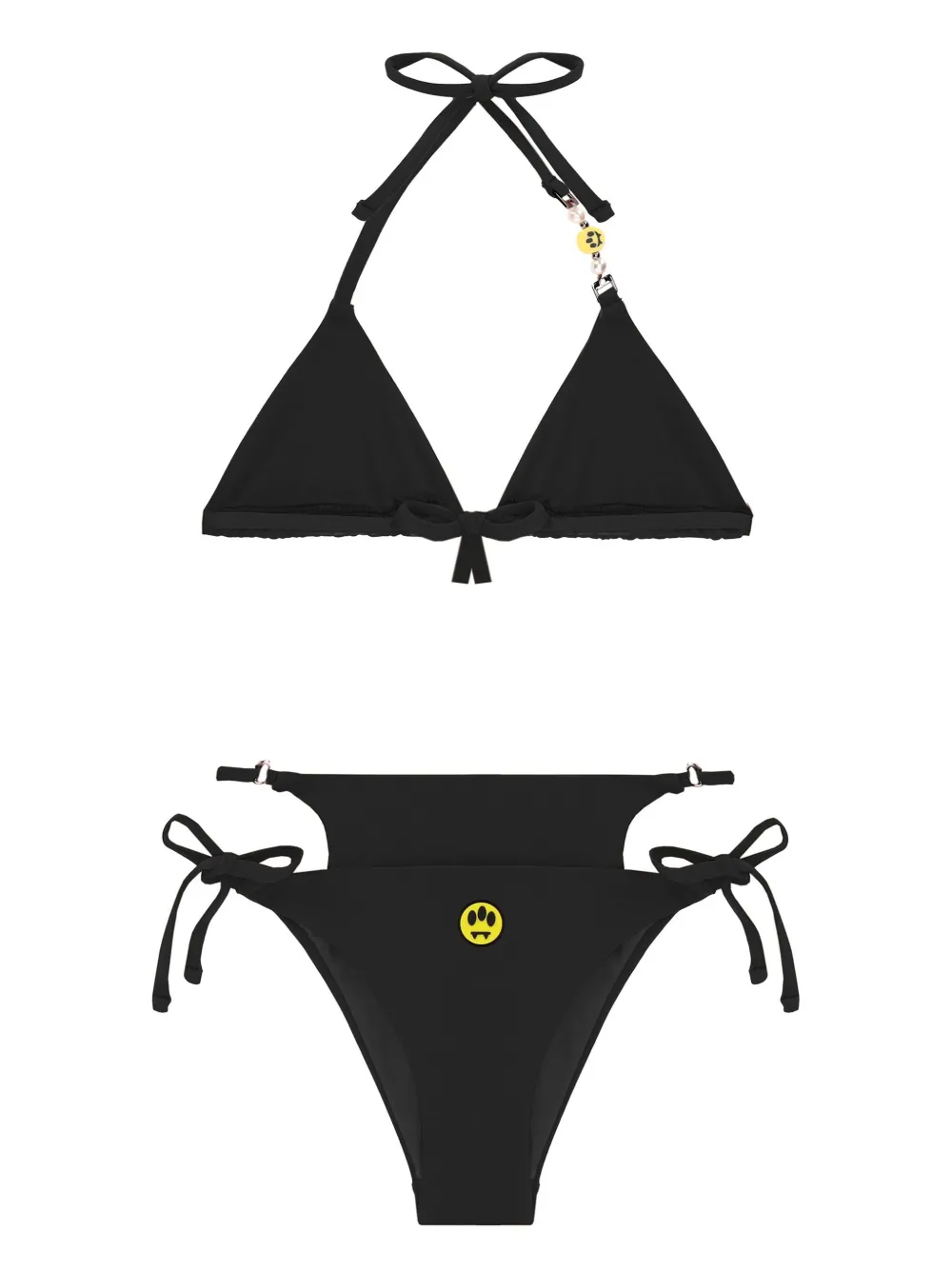 Barrow kids Bikini met geborduurd logo - Zwart