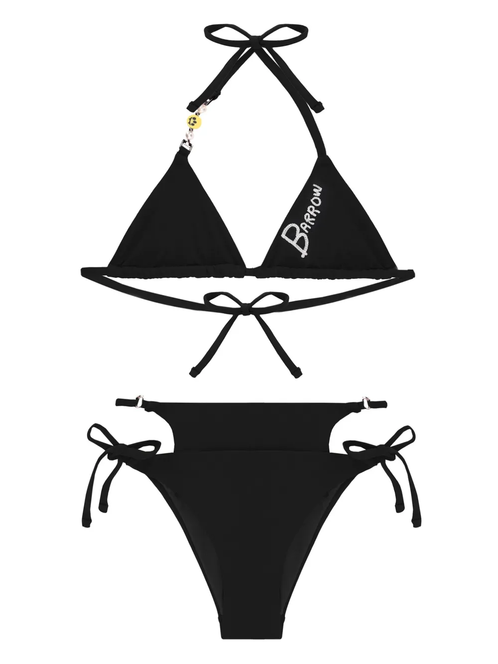 Barrow kids Bikini met geborduurd logo Zwart