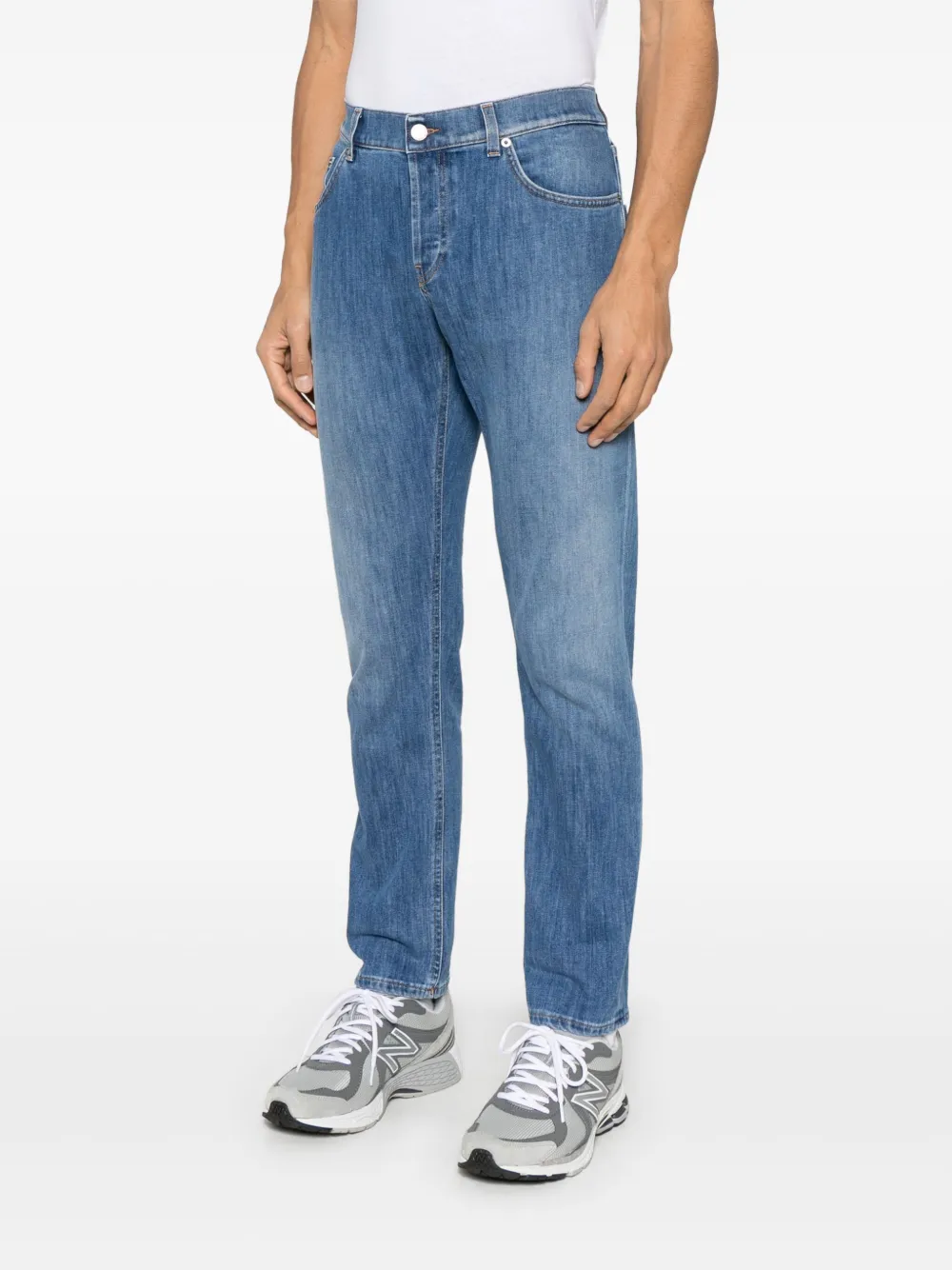DONDUP Jeans met toelopende pijpen Blauw