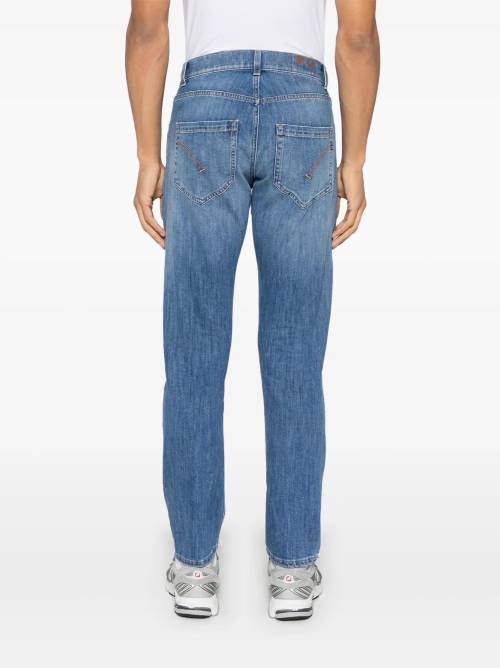 DONDUP Jeans met toelopende pijpen Blauw