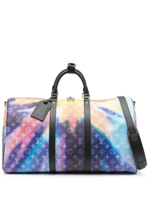 Louis Vuitton Pre-Owned x Virgil Abloh キーポル 50 ダッフルバッグ