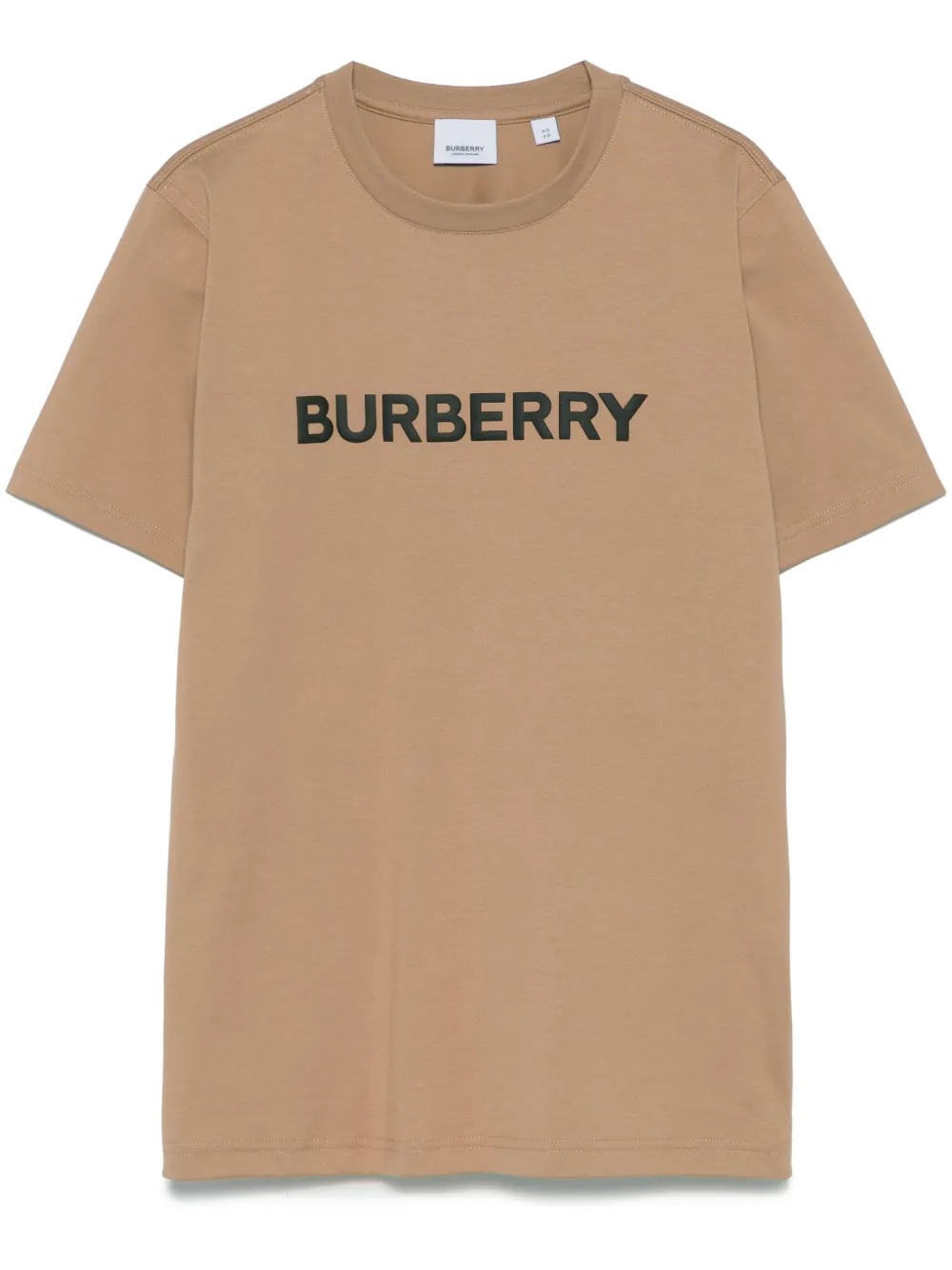 Burberry T-shirt met logoprint Bruin