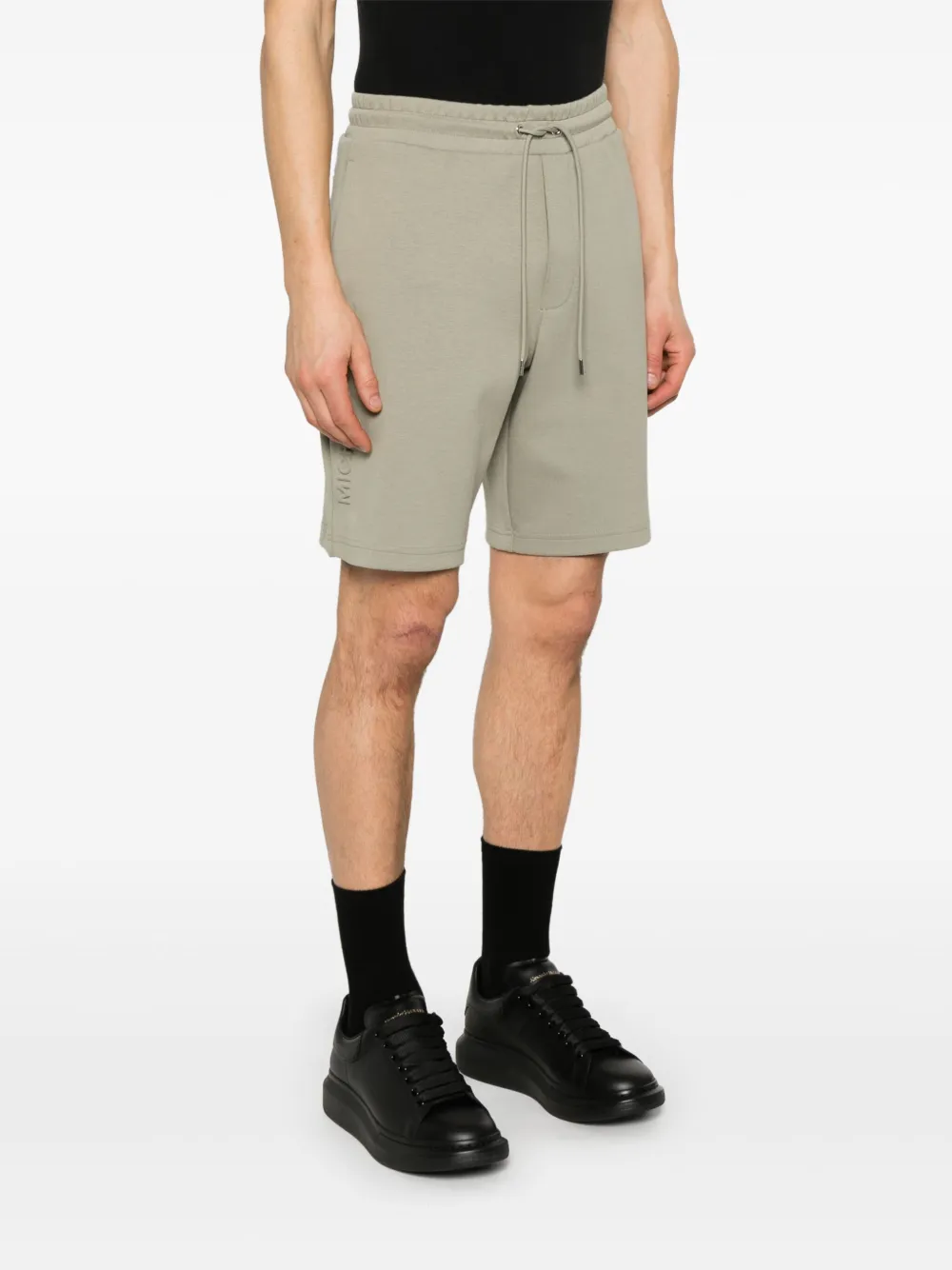Michael Kors Shorts met logo-reliëf Groen