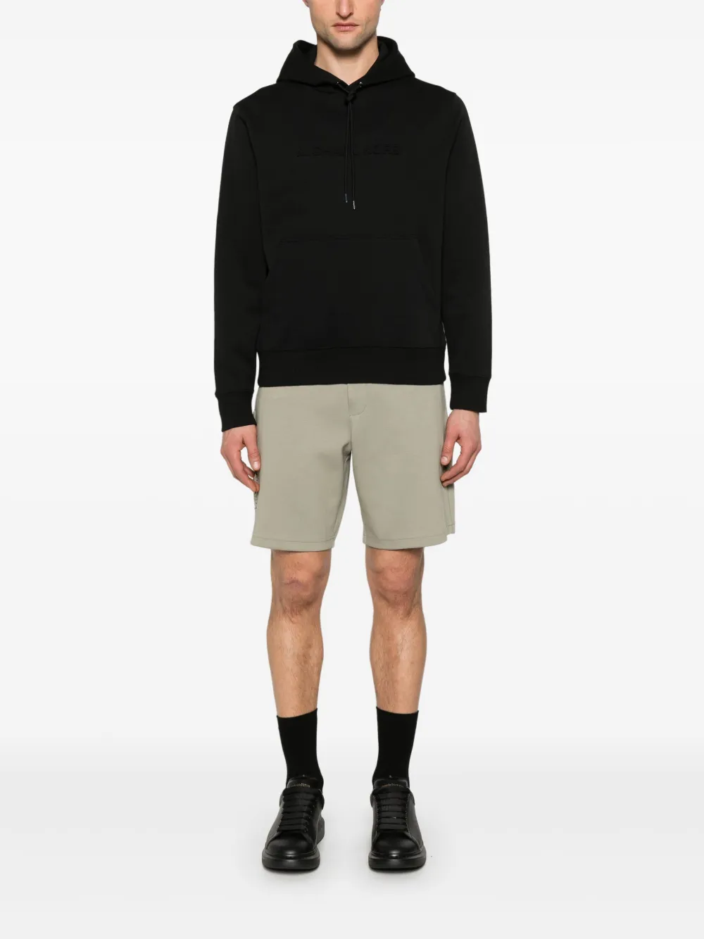 Michael Kors Shorts met logo-reliëf - Groen