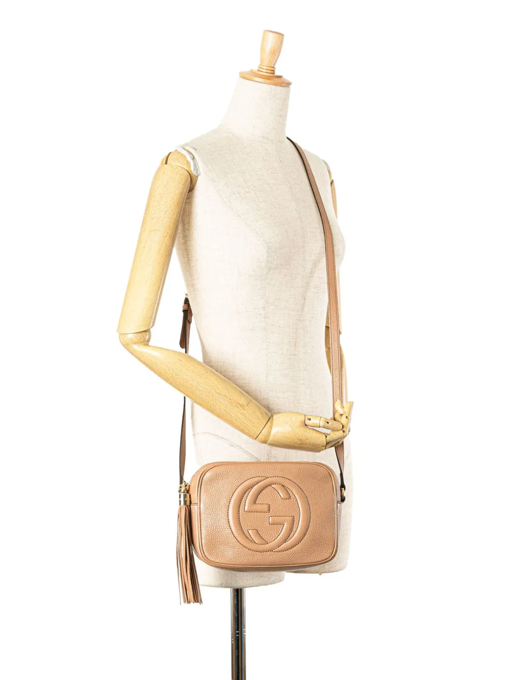 Gucci Pre-Owned 2000-2015 Soho Disco leren crossbodytas - Bruin