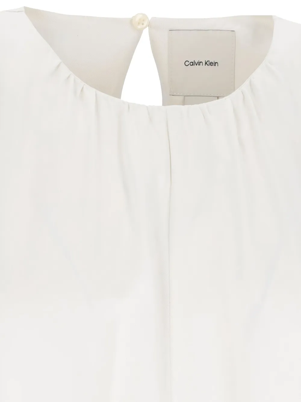Calvin Klein T-shirt met ronde hals Wit