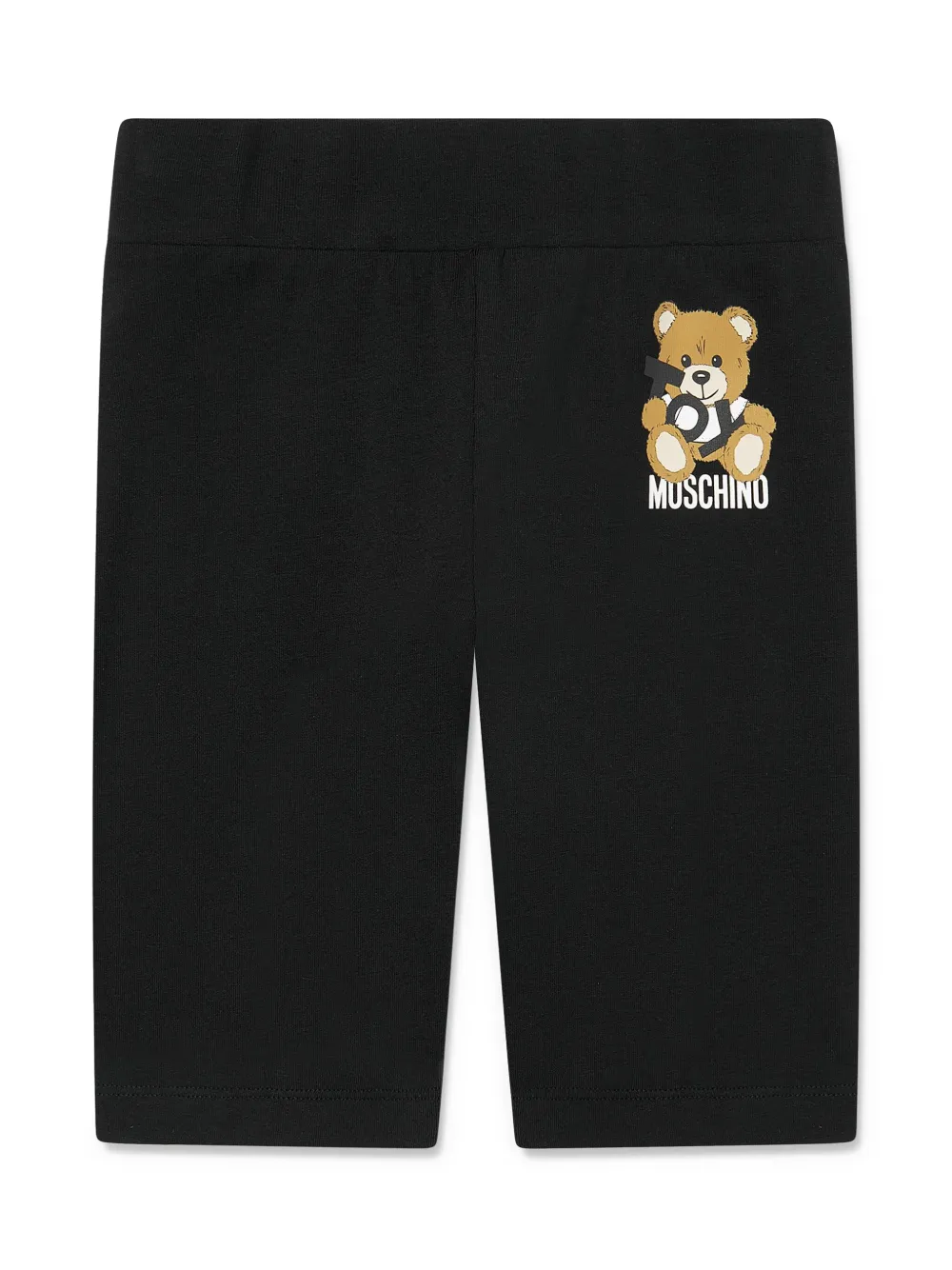 Moschino Kids Shorts met teddybeerprint Zwart