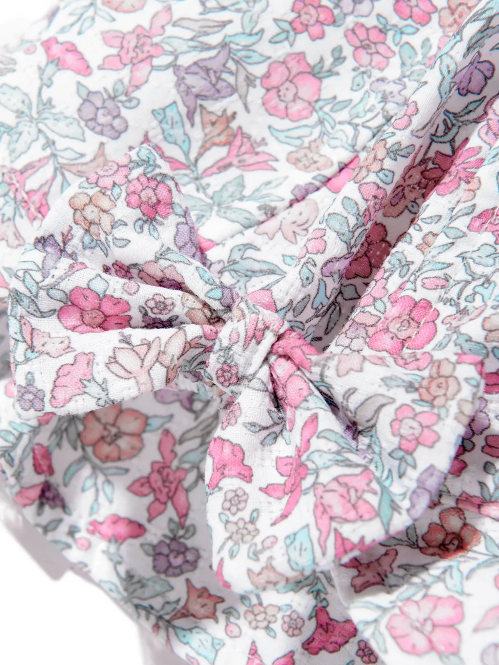 Paz Rodriguez Hoed met bloemenprint en strik Roze