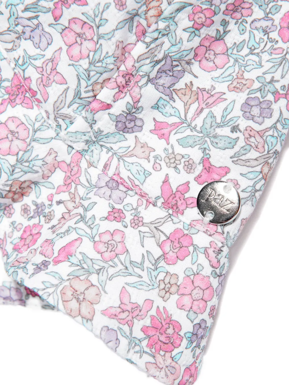 Paz Rodriguez Hoed met bloemenprint en strik Roze