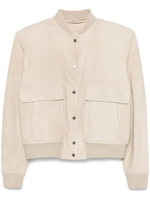 Salvatore Santoro Bomber in pelle scamosciata