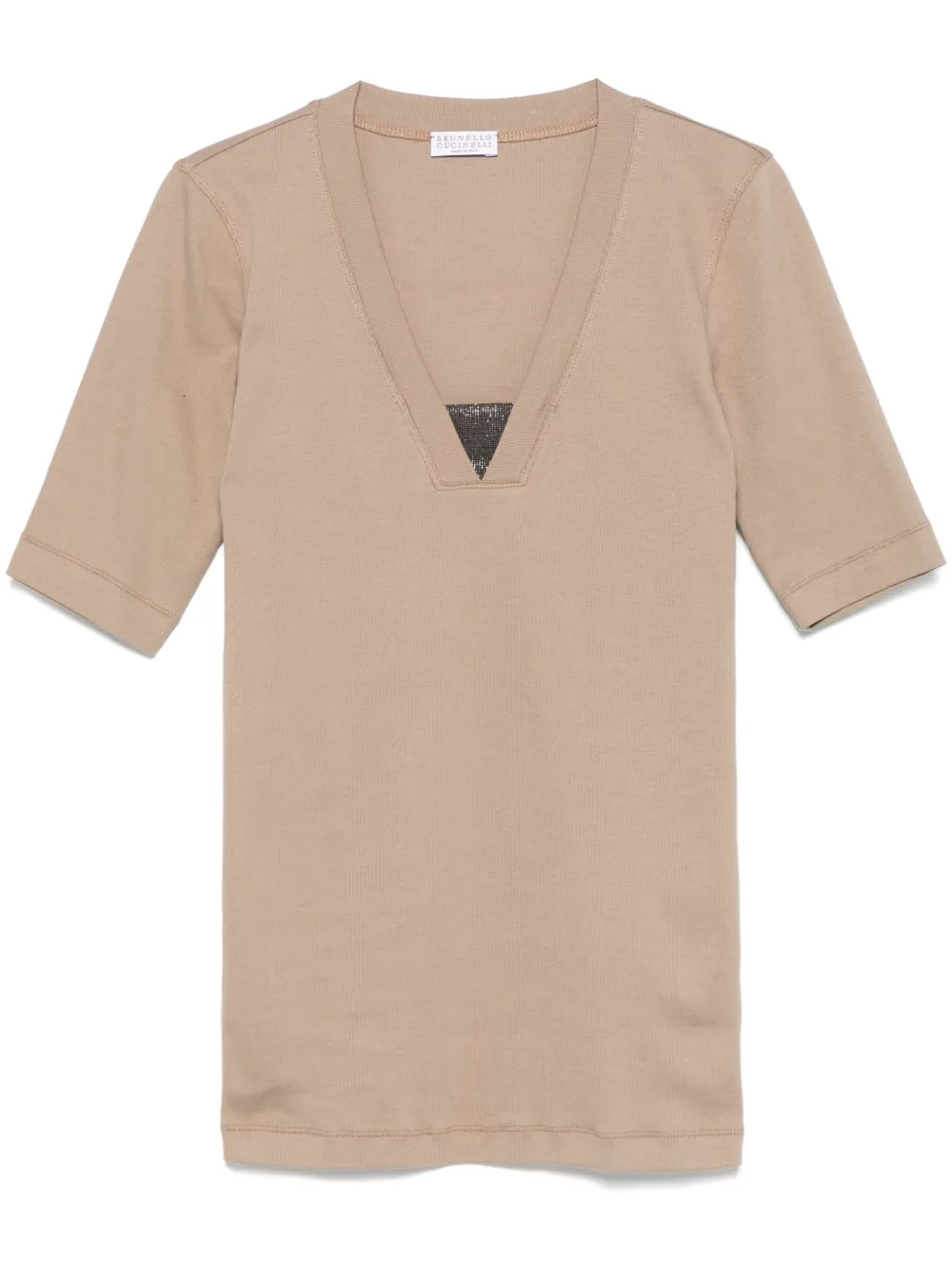 Brunello Cucinelli Monili chain-detail top | Brown | Image 1