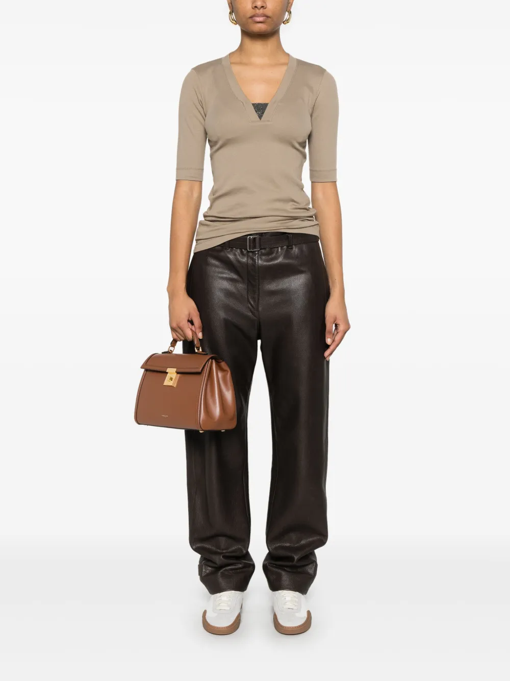 Brunello Cucinelli Monili chain-detail top | T-Shirts & Jersey Shirts | Image 2