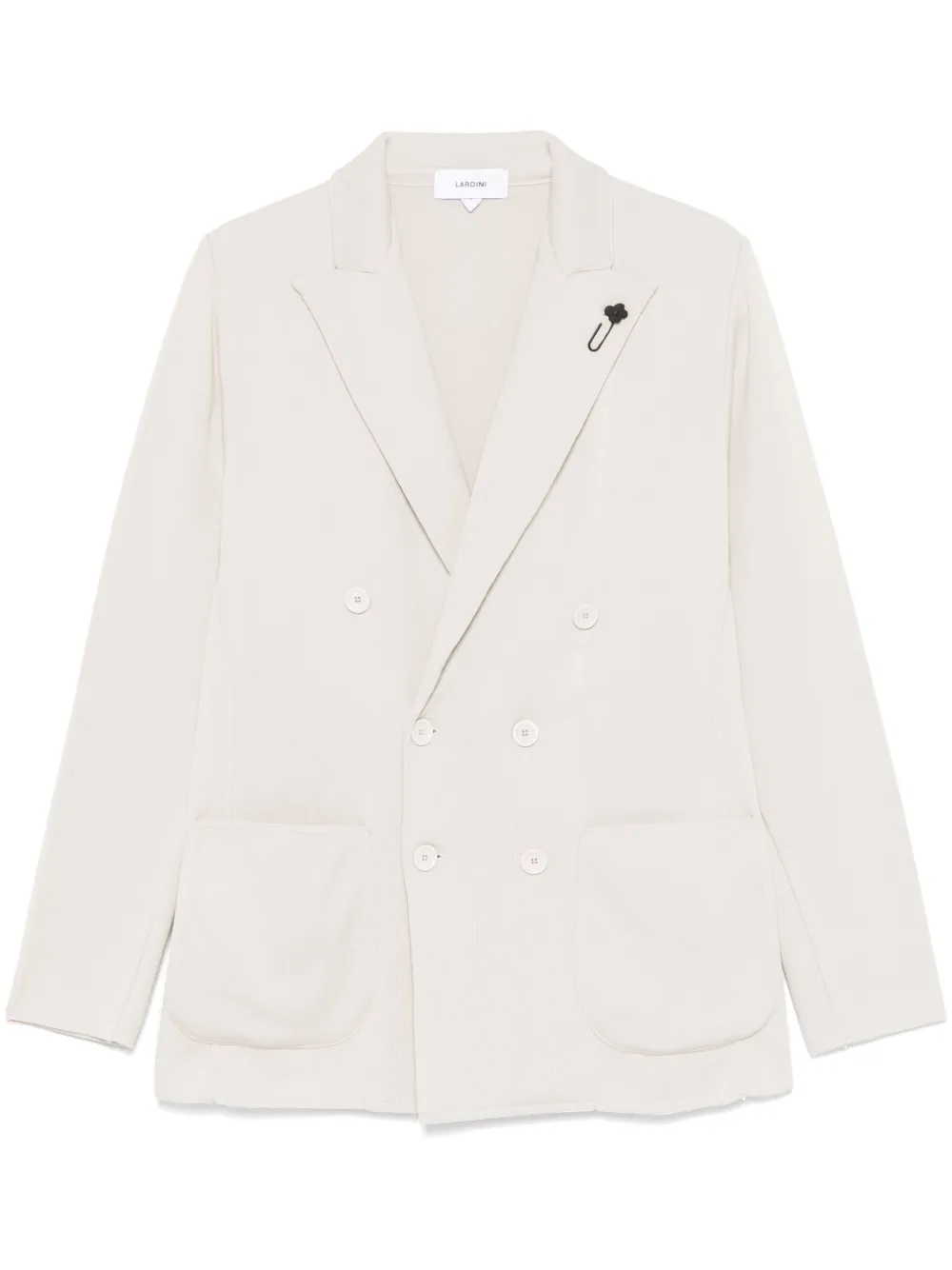 Lardini knitted blazer | Neutrals | Image 1