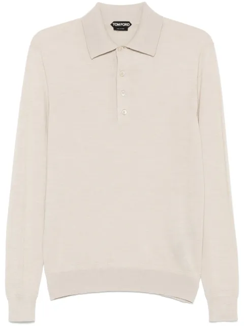 TOM FORD Fein gestricktes Poloshirt