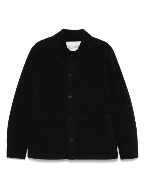 Closed sobrecamisa de sarga