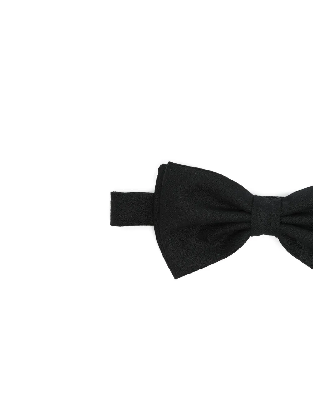 Lardini crepe bow tie - Zwart