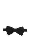 Lardini crepe bow tie - Black