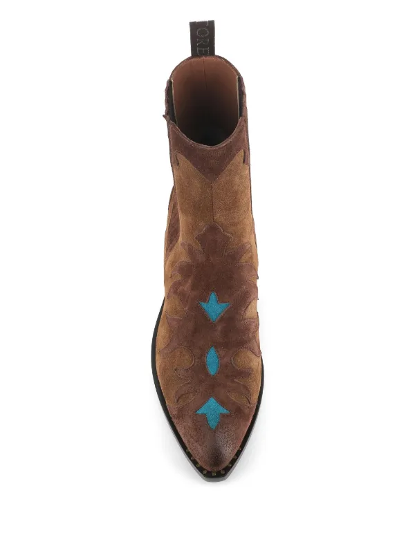 ミドルブーツ Sartore Texan boots Sartore Texan アンクルブーツ | ブラウン | FARFETCH JP