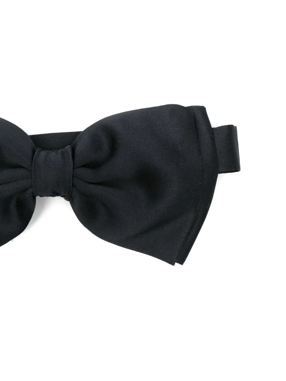 Lardini twill bow tie - Zwart