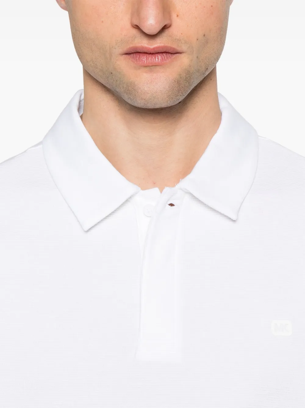 Michael Kors Piqué poloshirt Wit