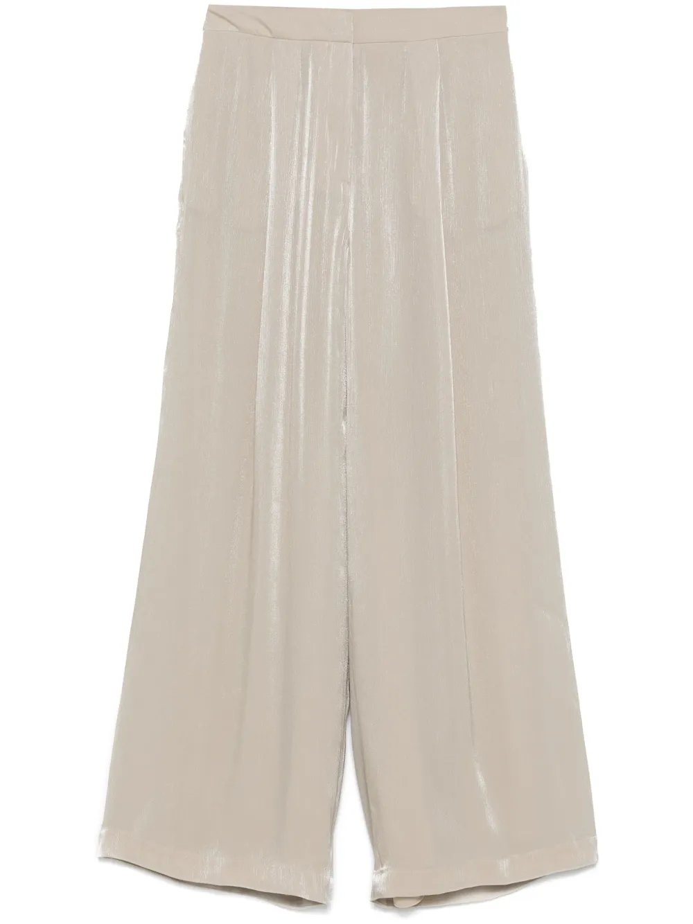 Michael Kors Broek met wijde pijpen Beige