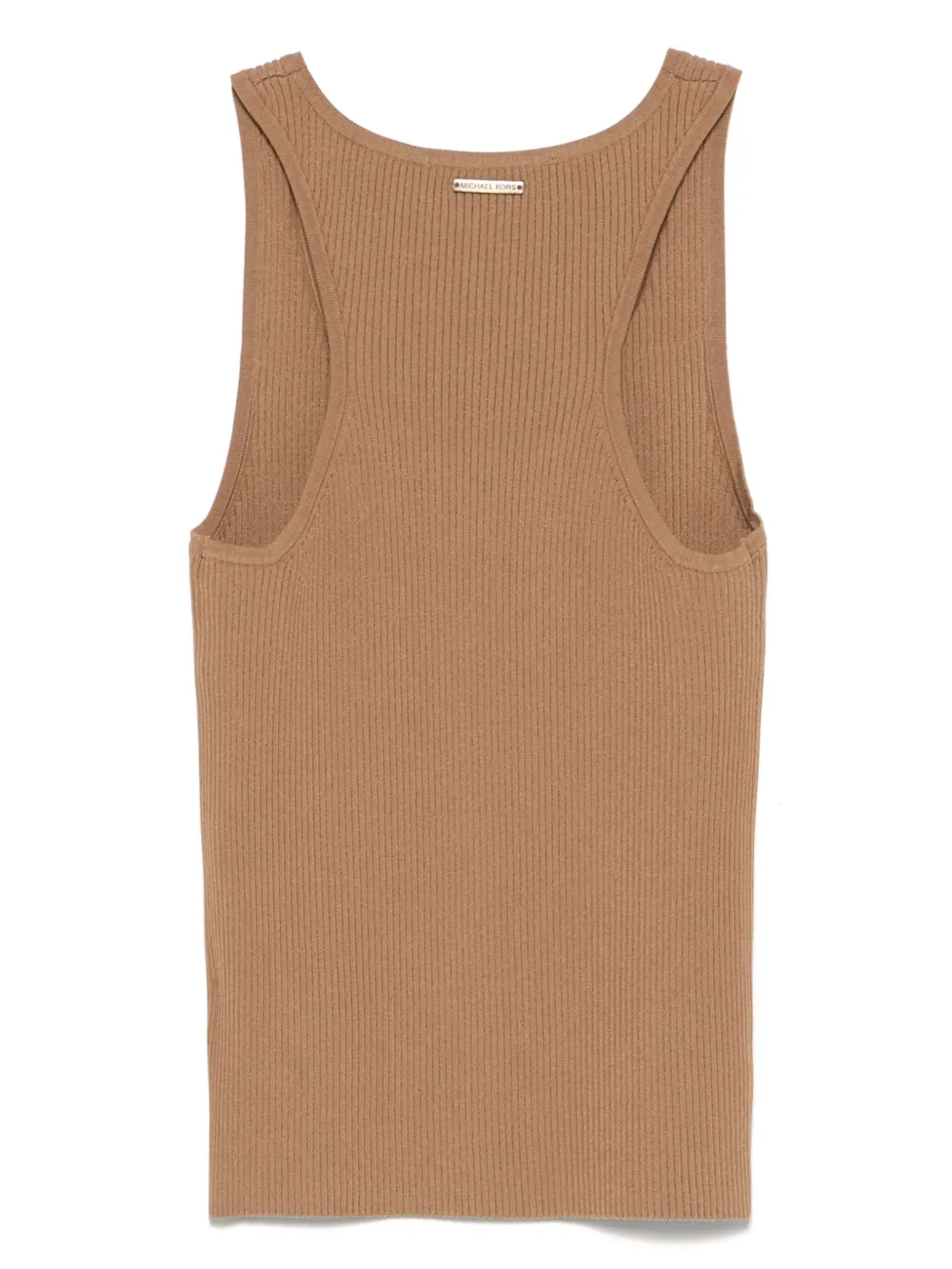 Michael Kors Ribgebreide tanktop - Bruin