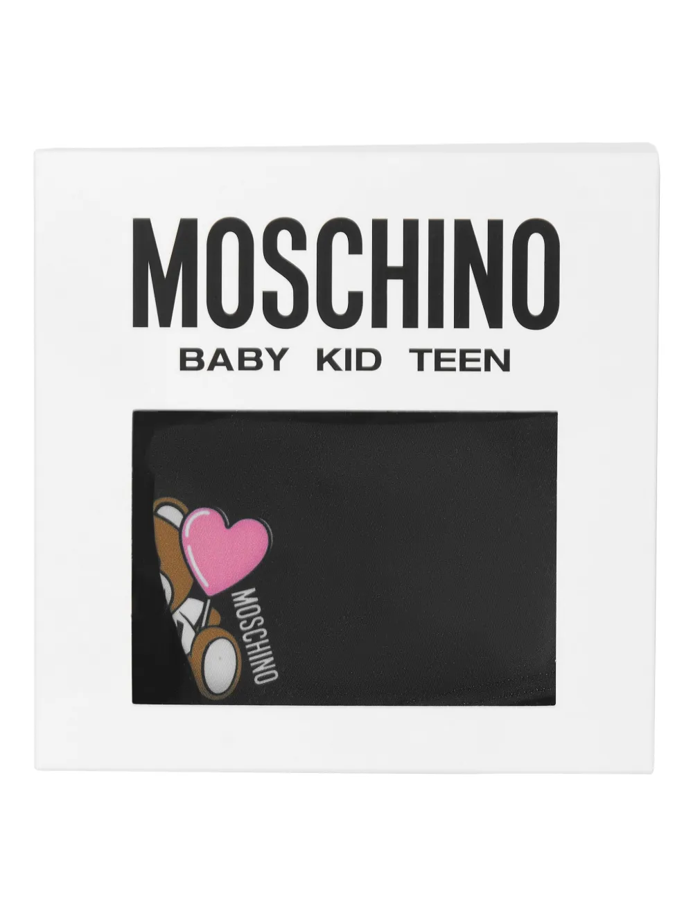 Moschino Kids Bikini met teddybeerprint Zwart