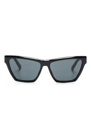 Prada Eyewear A14S シールドサングラス | ブラック | FARFETCH JP