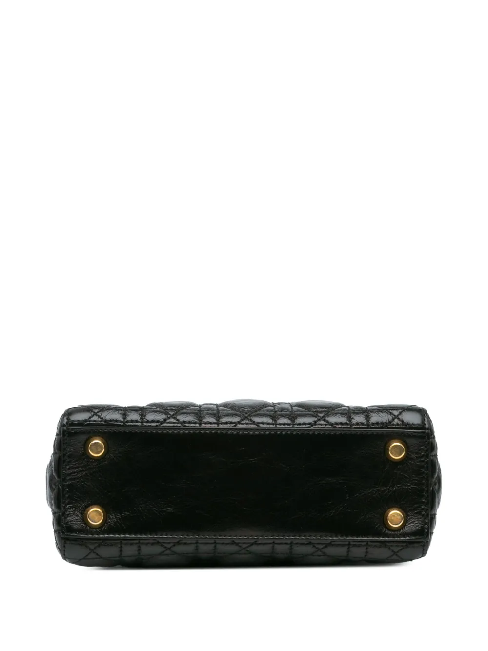 Christian Dior Pre-Owned 2018 Small Crinkled Patent Cannage My ABCDior Lady Dior satchel | Bags | Image 4