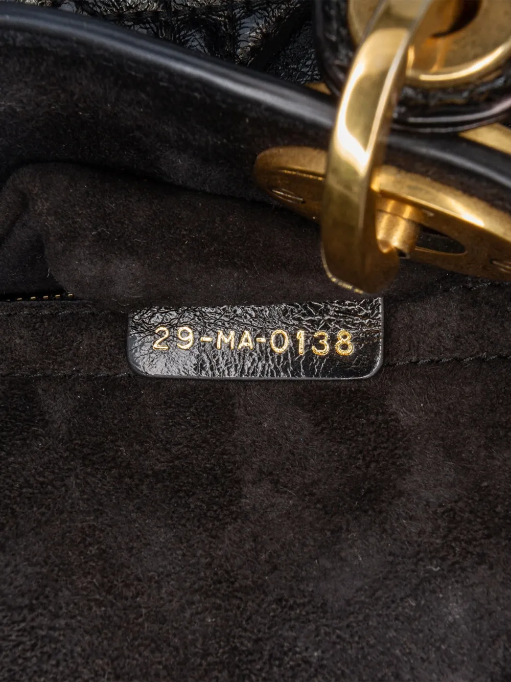 Christian Dior Pre-Owned 2018 Small Crinkled Patent Cannage My ABCDior Lady Dior satchel | Image 6