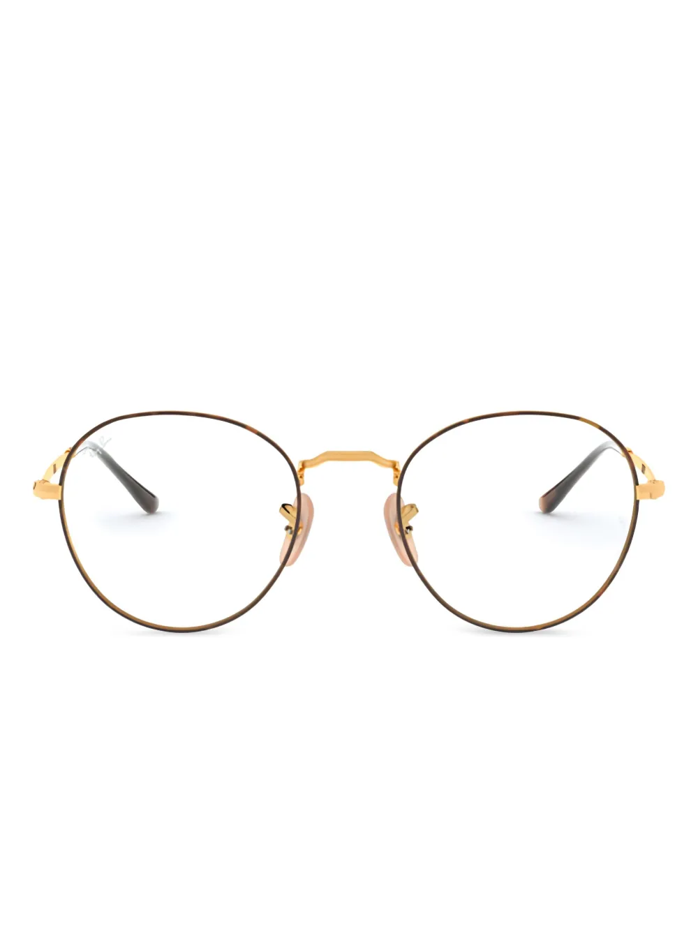Ray-Ban round-frame glasses | Gold | Image 1