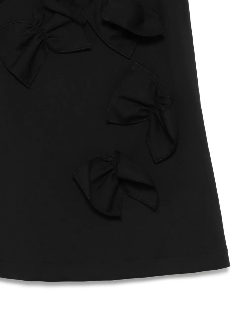 Simonetta Jurk met strikdetail Zwart