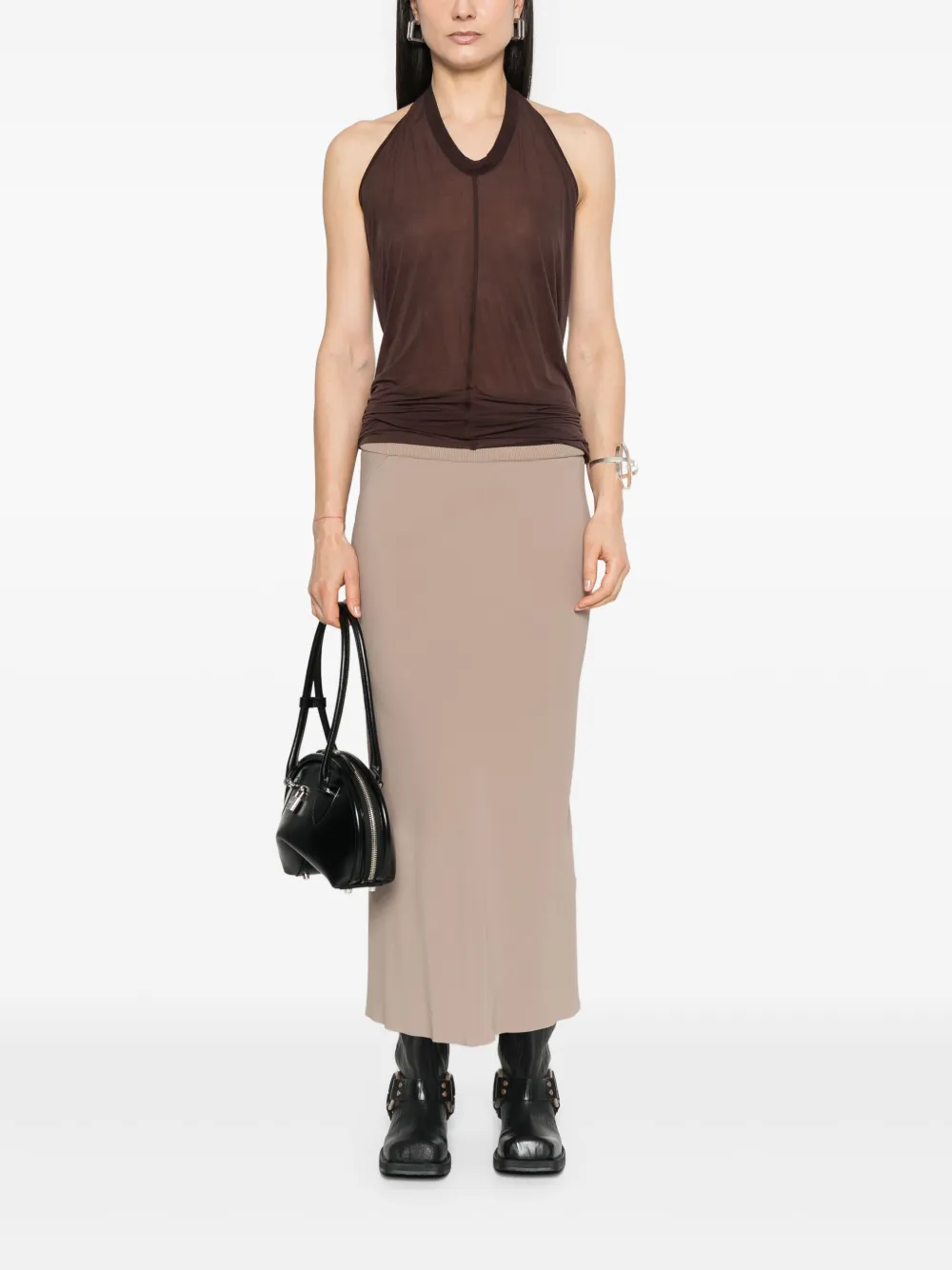 Rick Owens Midi-rok - Beige